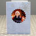 Scalloped paper card