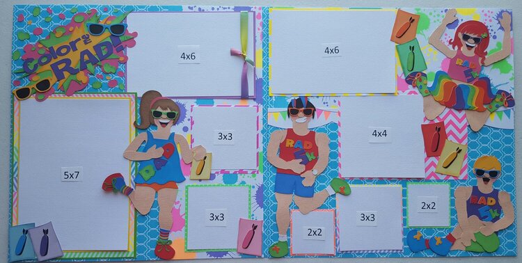 Color me Rad 2 page Layout