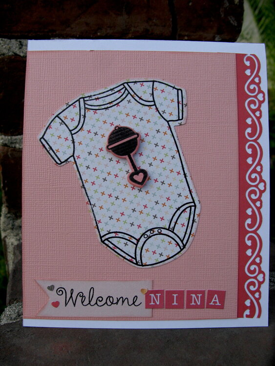 Baby card for my friend