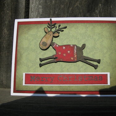 Reindeer Card for the holidays