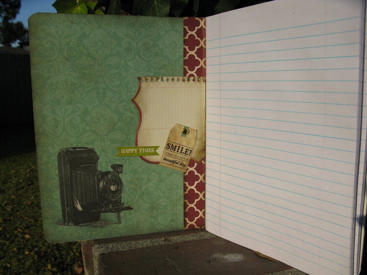 Altered Notebook (Inside Front Cover)