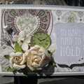 Flowery Wedding Card