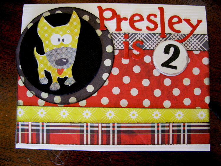 Birthday Card for Presley