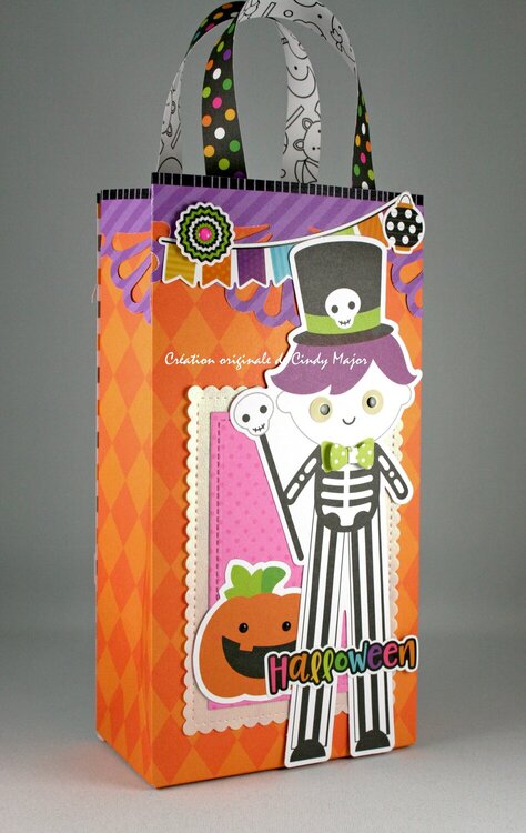 Candy Carnival Tall Halloween Bag