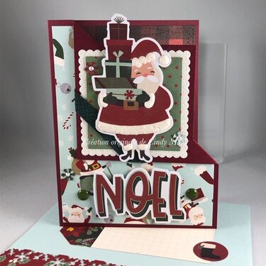 Santa Flip Corner Card