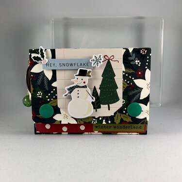 Winter Cottage Giftcard Folder