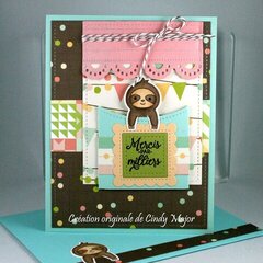 Sloth Gift Card Pocket
