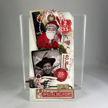 Stacked Christmas Tag