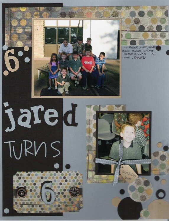 Jared turns 6 - page 1