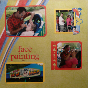 Face Painting in Toontown Left