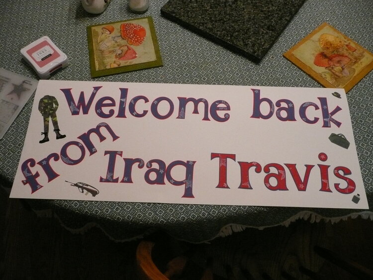 Welcome Home Sign