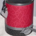 altered paint can - valentines