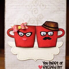 Mr. & Mrs. Coffee Cup!!  =)