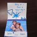 Summer Water Fun Matchbook When Open
