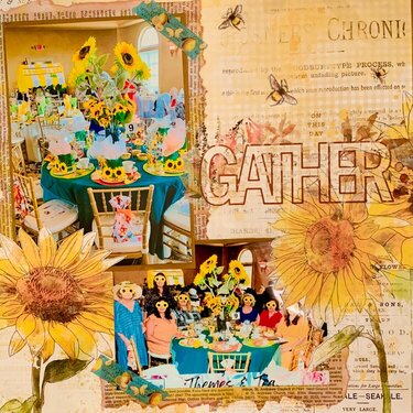 Gather/Sunflower Table  Theme