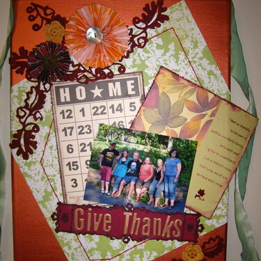 Give Thanks Wallhanging