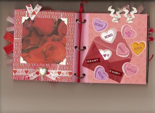 Valentines Paper Bag Album
