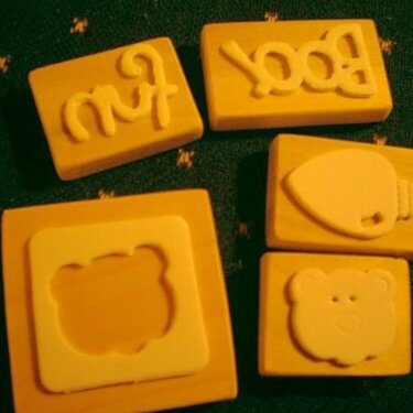 My Homemade Foam Stamps!!