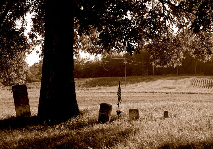 Country Cemetary, July