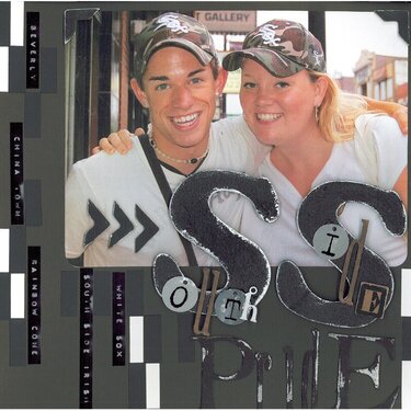 Old layout--but in honor of opening day, GO WHITESOX