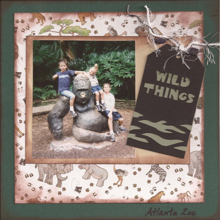 Zoo Mini-Album Monkeying Around