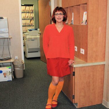 me as Velma @ work