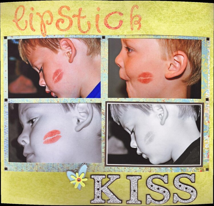 lipstick kiss (right side)