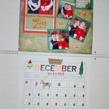 calendar pages - December