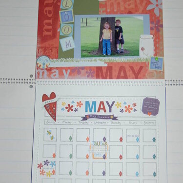 calendar layout - May