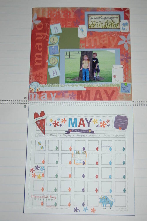 calendar layout - May
