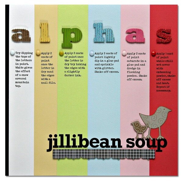 Jillibean Soup Alpha Techniques