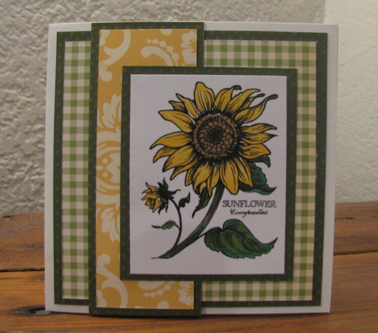 Sunflower card