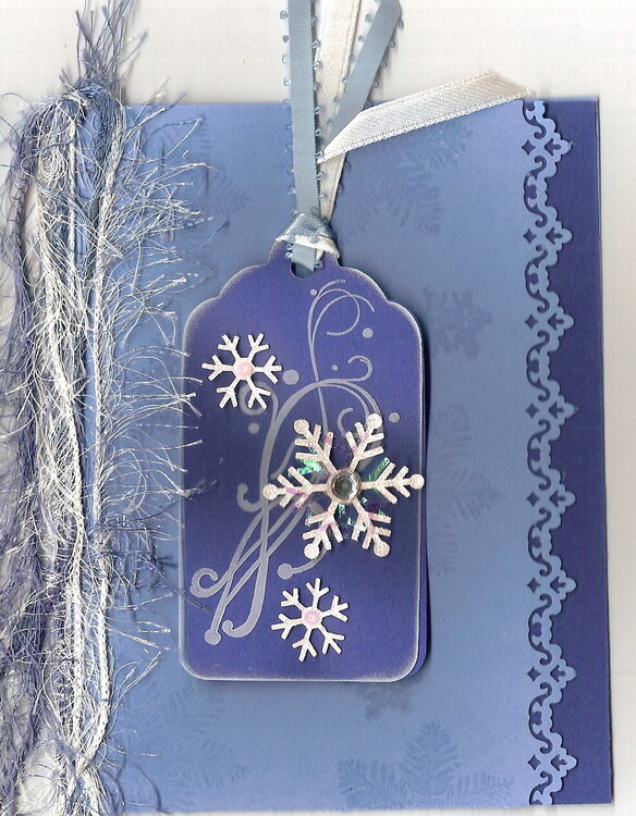 Snowflake Tag Card