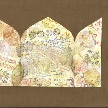 Triptych card, inside