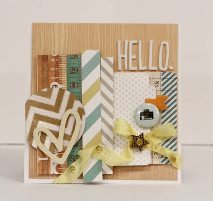 Studio Calico May Kit - 35MM - Hello card