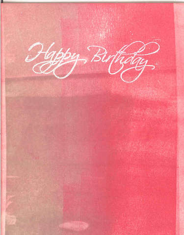 Happy Birthday Card