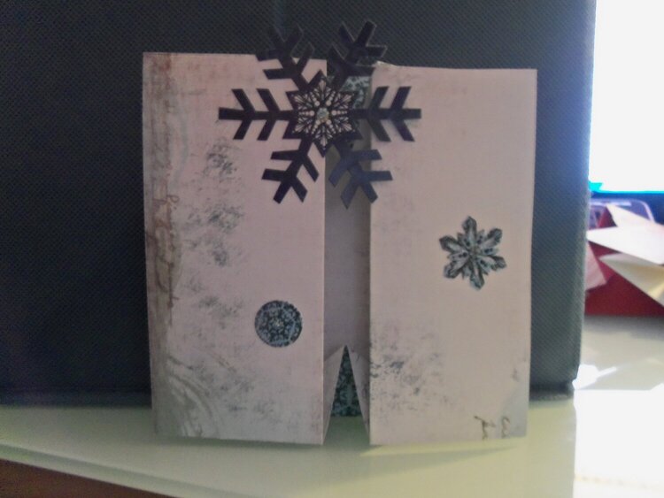 Christmas Box Card for Scrappy Projects Challenge