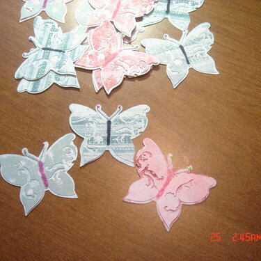 April Handmade Butterfly swap