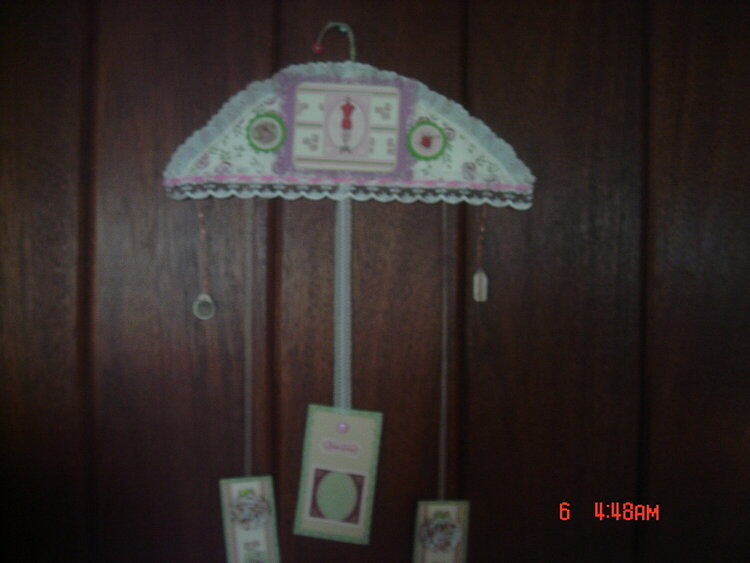 Altered Hanger with Tags