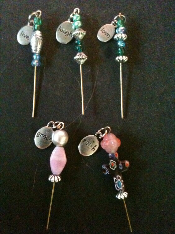 Stick Pins for Katie&#039;s Swap