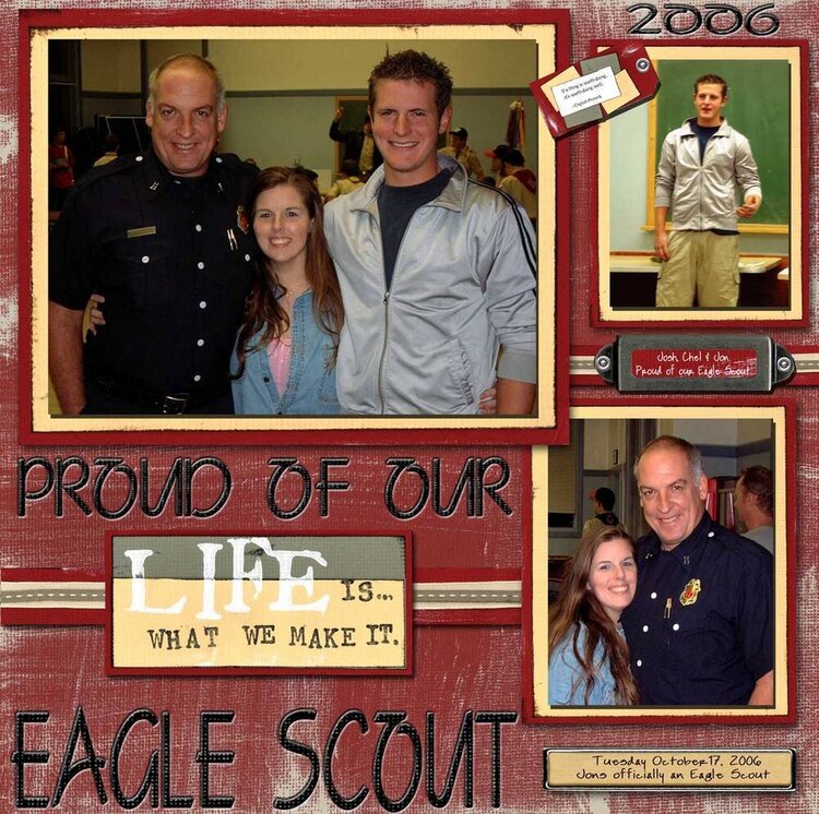 Proud of our Eagle Scout