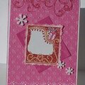 SOF:  HH card, clean it up, sparkle, embellishment