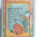 1 x 3 cards  Hello, tweet-tweet!
