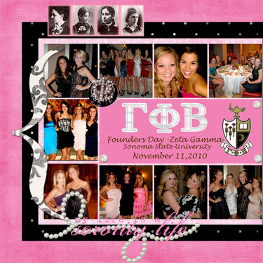 Gamma Phi Beta Founders Day Zeta Gamma Chapter 1