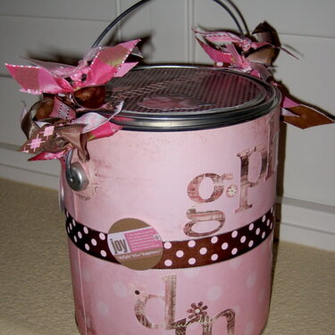 Sorority Little Sis Paint Can / bucket