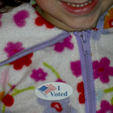6. &quot;I Voted&quot; Sticker {5 pts/ if you voted and it&#039;s your sticker 5 extra pts}