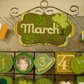 March Calendar- Detail of Title