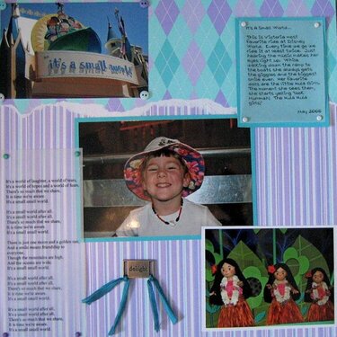 It&#039;s A Small World Ride Disney World May 2006