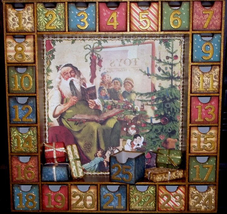 Advent Calendar with Reversible Boxes - Side 1