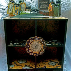 Steampunk Spells Apothecary Cabinet  ~~Scraps of Darkness October "Gothic" Kit~~